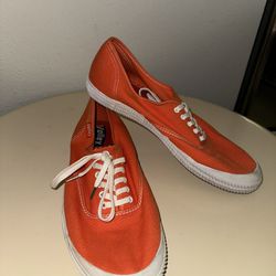 Orange/White Sneakers — Valley