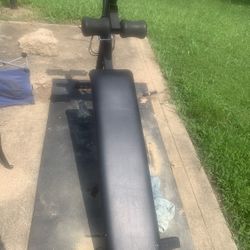 Incline Bench And Equipment 