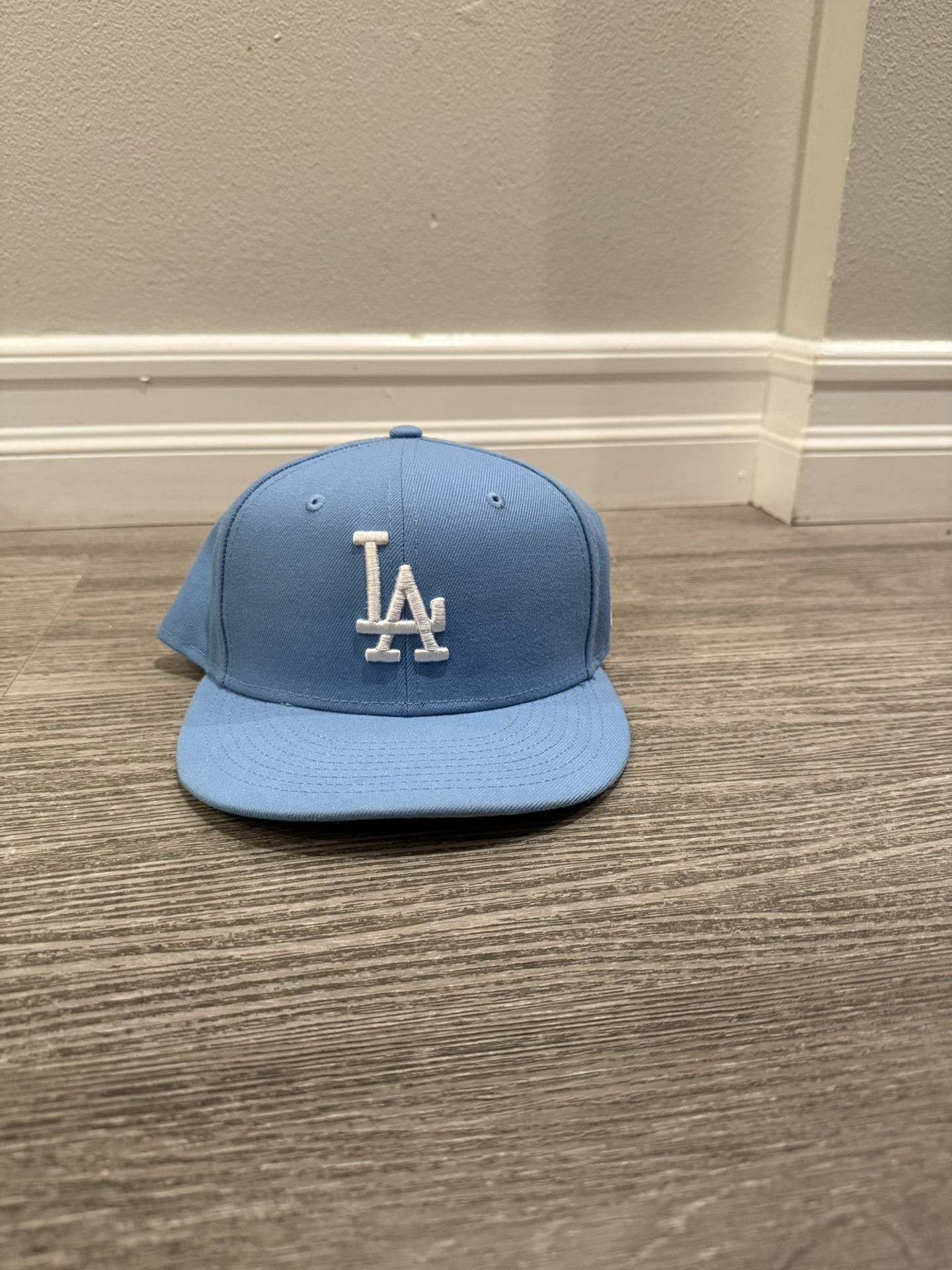 Dodgers Fitted Hat Baby Blue