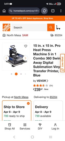 5in1 heat press