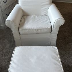 Rocking Sofa  Chair And Ottoman