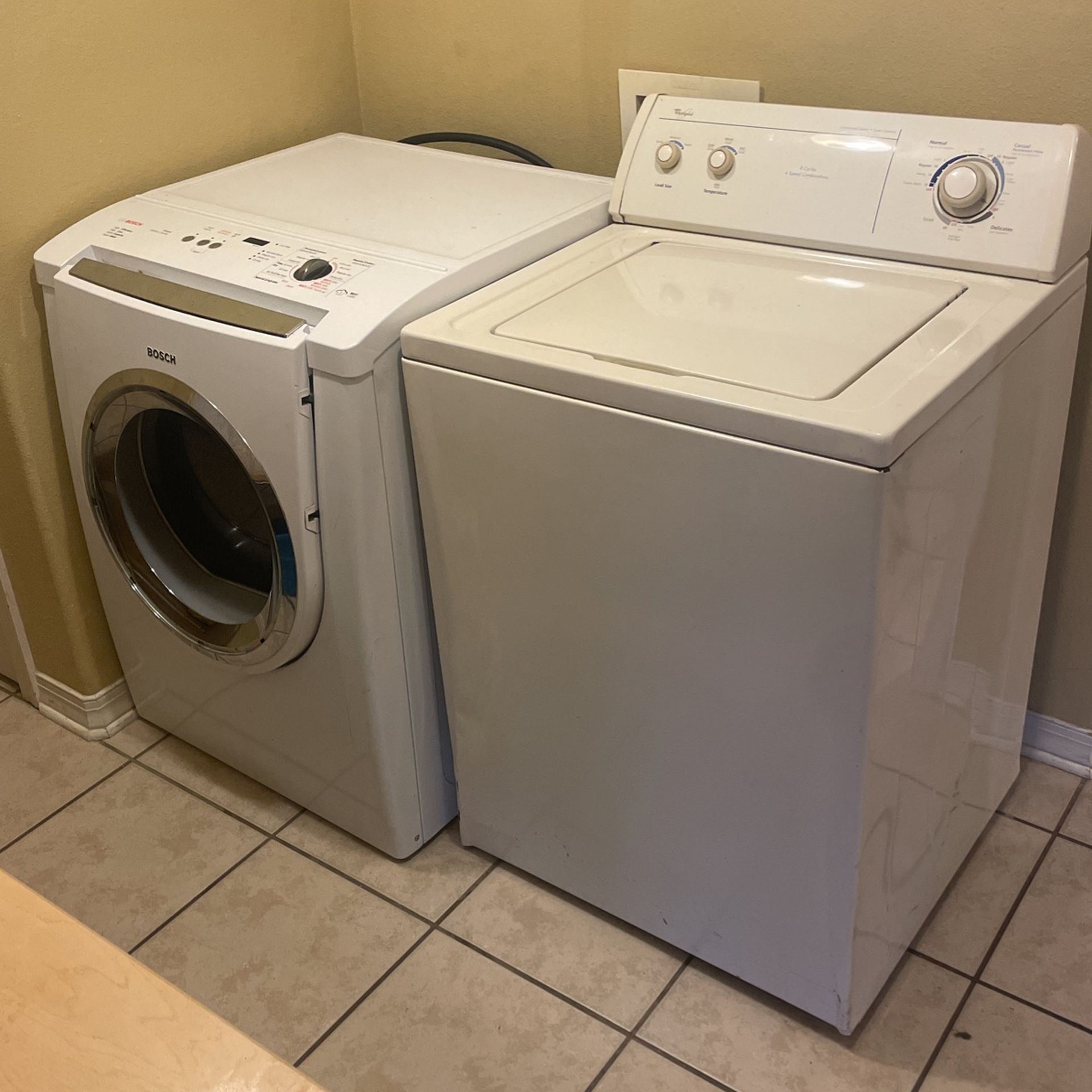 Washer And Dryer 