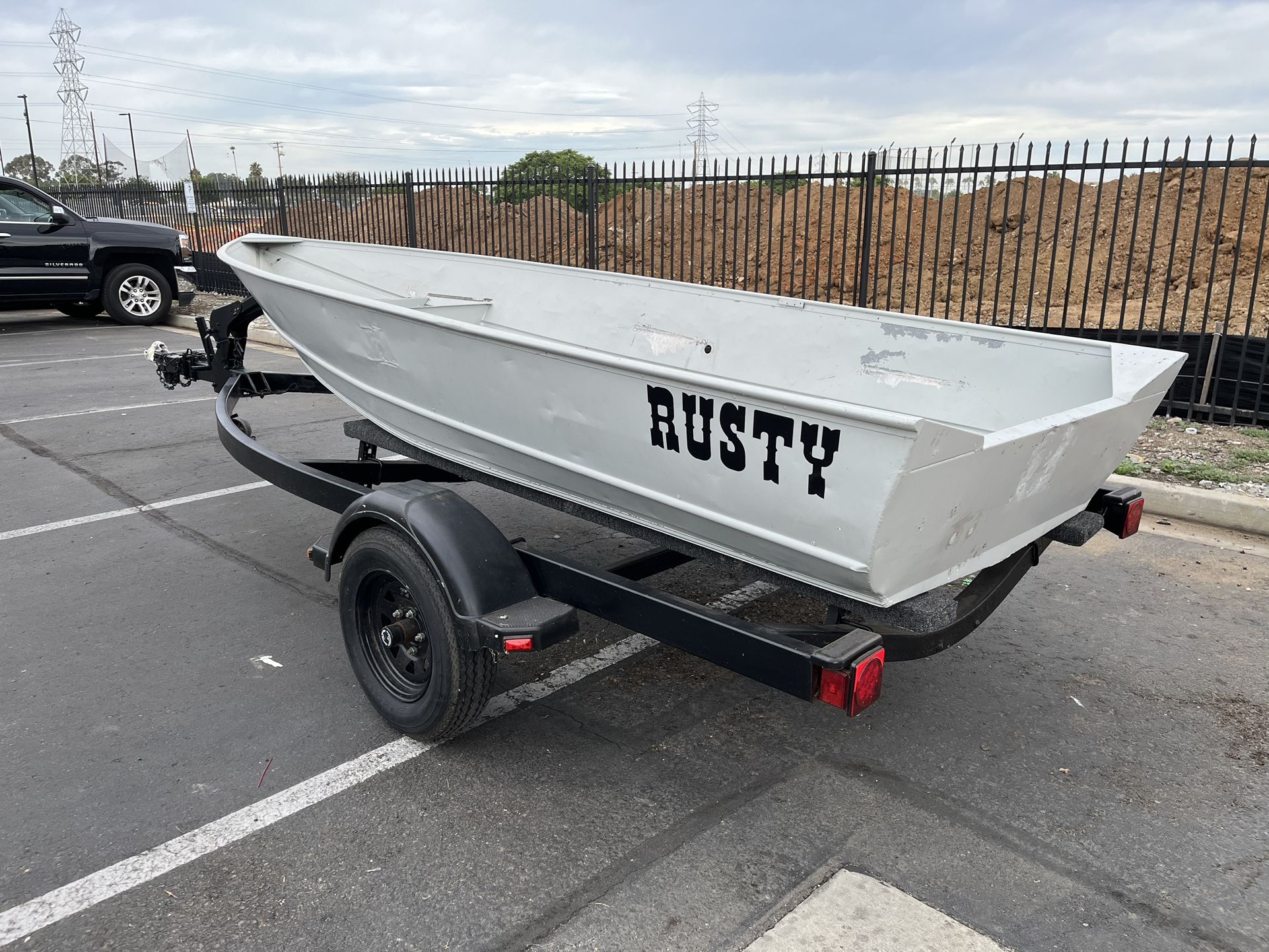 14’ Gregor aluminum Skiff