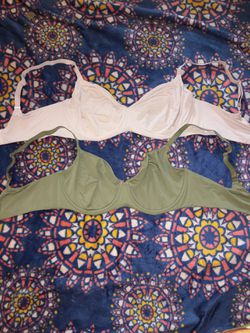 Victoria's Secret 36 double D and 36 triple D bras unlined body by Victoria  all live green and peach for Sale in Reno, NV - OfferUp