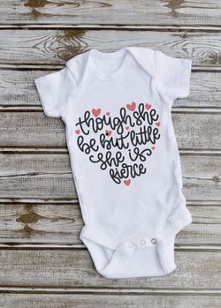 Little but fierce onesie