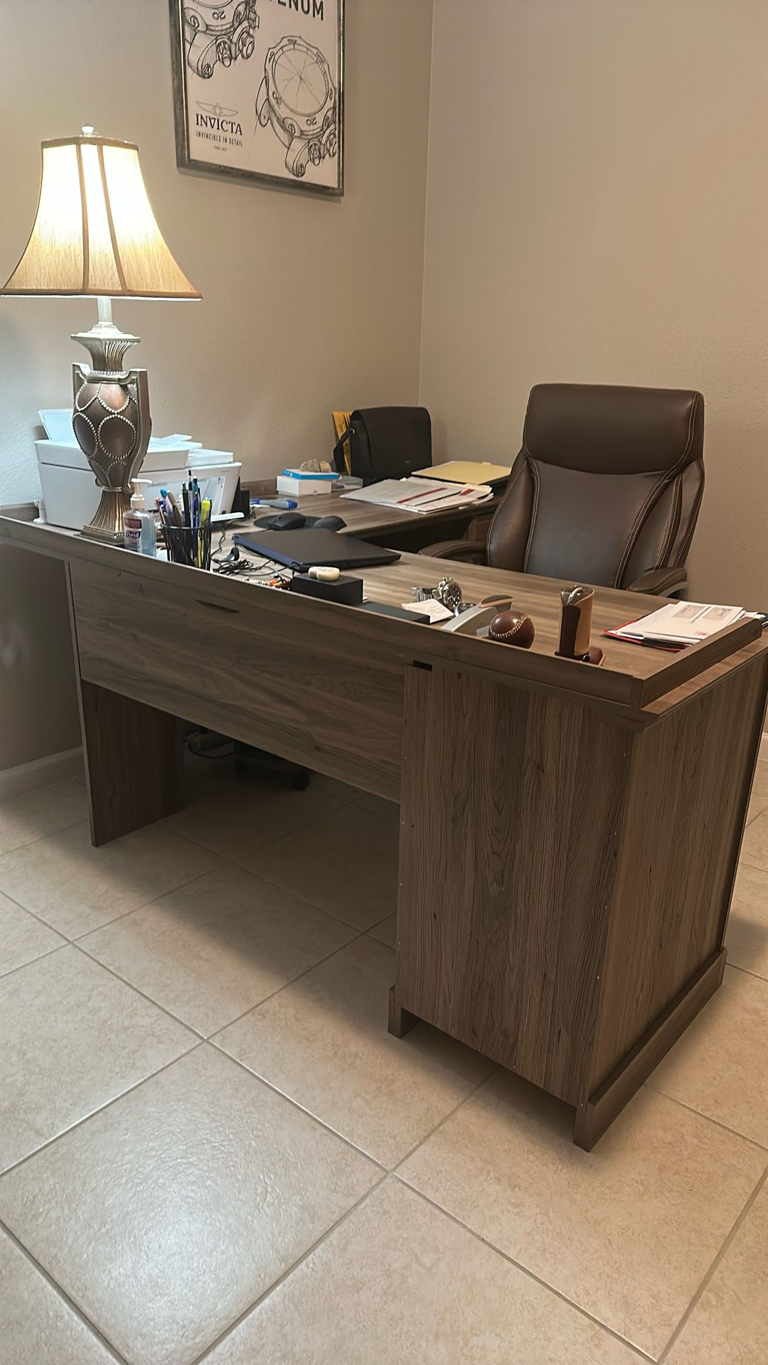 Desk And Lazy Boy Chair