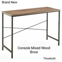 Brand New Threshold Console Mixed  Table Brow 
