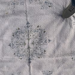 Antique Handmade Quilt. Very Heavy Duty 