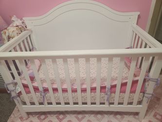 White Baby Crib
