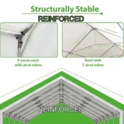 20' x 40' Canopy Party Tent & Carport - Heavy Duty Outdoor Wedding Gazebo Event Shelter Canopy for Outdoor Event, Wedding, Birthday 