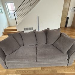 Plush 3 Piece Sleeper Couch Set