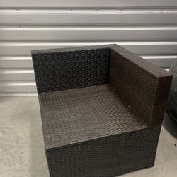 Costway 6PCS Rattan Patio Sectional Sofa Conversation Set Outdoor