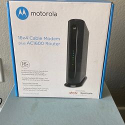 Motorola Modem + Router