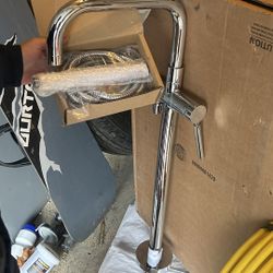 Faucet Free Standing Up