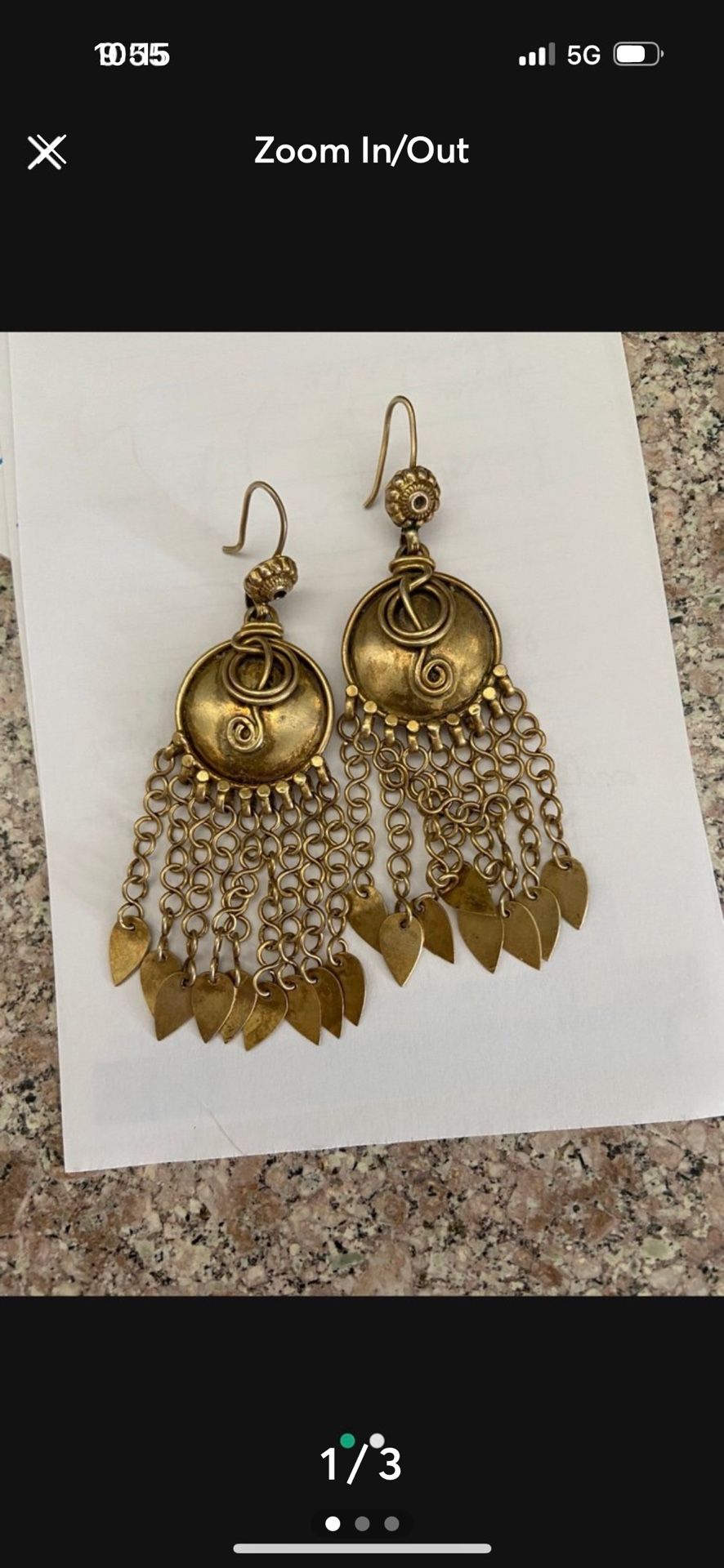Vintage Sterling Silver Earrings