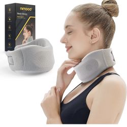 Neck Brace Cervical Collar - Neck Pain Relief and Neck Support Brace for Sleeping Soft Foam Wraps Keep Vertebrae Stable and Aligned for Relief of Cerv