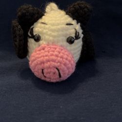 Crochet Cow Head 