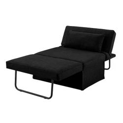 New Relax-A-Lounger Marilyn Black Convertible Ottoman