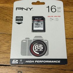 PNY 16gb High Performance SDHC Class 10 192655 P-SDHC16GU185-GE