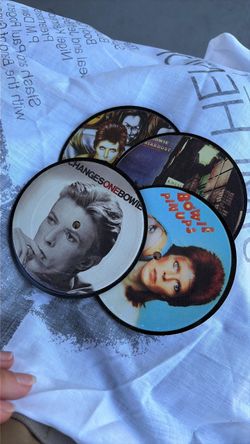David Bowie Mini Vinyl Coasters