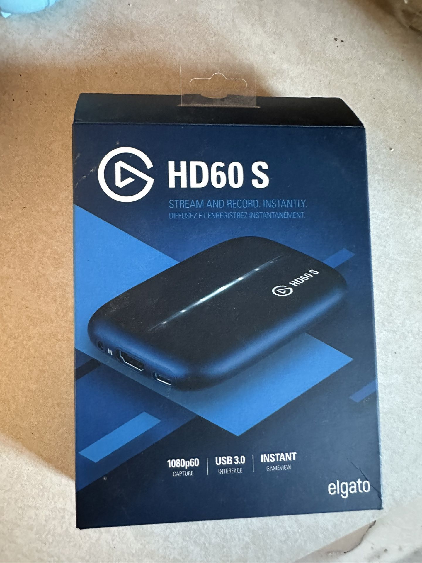 Elgato HD60 S, usb3.0 External Capture Card, Stream and Record in 1080p60 with ultra-low latency on PS5, PS4/Pro, Xbox Series X/S, Xbox One X/S, in OB
