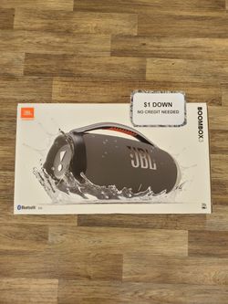 New JBL Boombox 3 Bluetooth Speaker - 90 DAY WARRANTY - $1 DOWN - NO CREDIT NEEDED 
