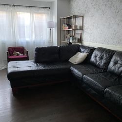 Leather Sectional Sofa 