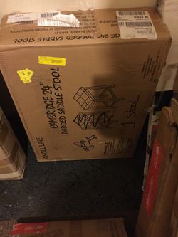 New padded saddle stool