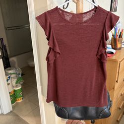 Burgandy Top