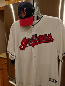 Cleveland Indians Majestic CoolBase Jersey -Major League Ricky "Wild Thing" Vaughn Halloween costume.