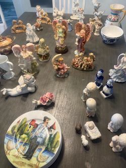 Large Lot of Ceramic and Resin Figurines