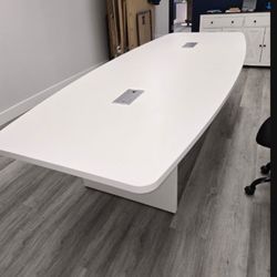 White Conference Table 4x10