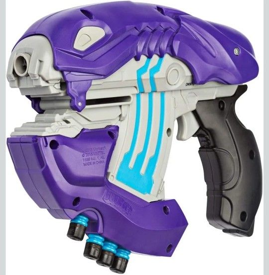 Mattel 2015 BoomCo Halo Covenant Plasma Pistol Overcharge Blaster Dart Gun