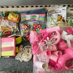 Bundle of girls’ creative activities and/or toys