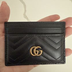 Authentic Black leather Gucci card case🖤✨