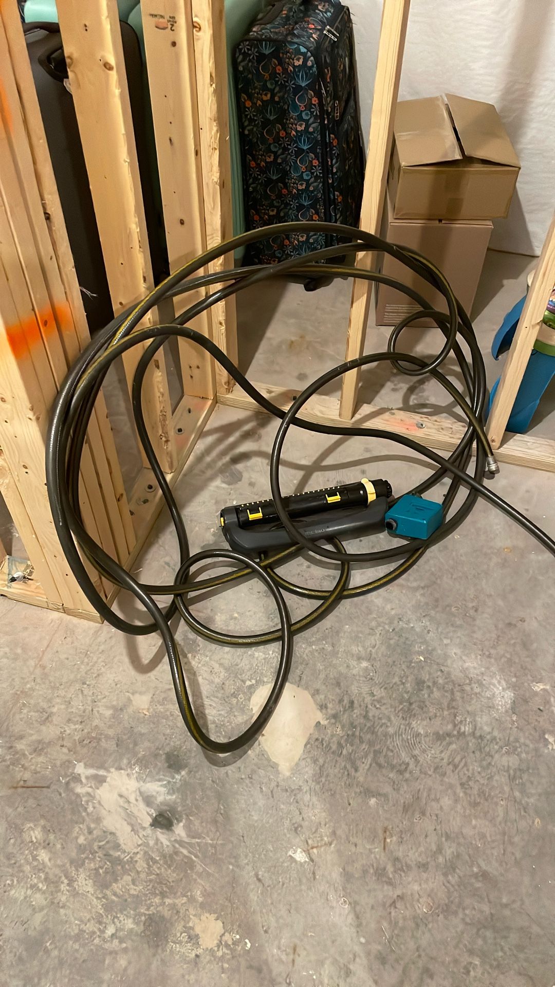 Hose And Sprinkler