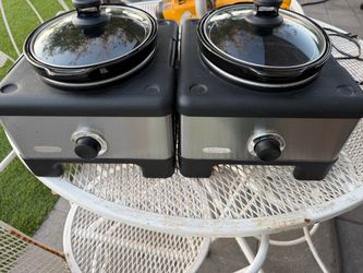 Bella Dual Mini Slow Cooker Set
