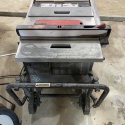 Jobsite Saw PRO with Mobile Cart Assembly - 1-1/2 HP - 1PH - 120V Model JSS-120A60