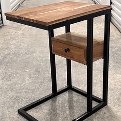 Real Wood End Table/Night Stand with Drawer