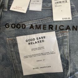 Good American Good Ease Relaxed Size 2