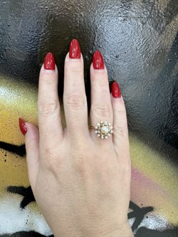 14k PEARL RING