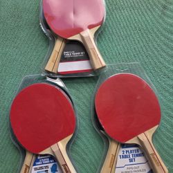6 Brand New Table Tennis Ping Pong Paddles