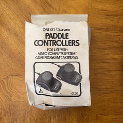 Atari 2600 - Paddle Controllers in Box