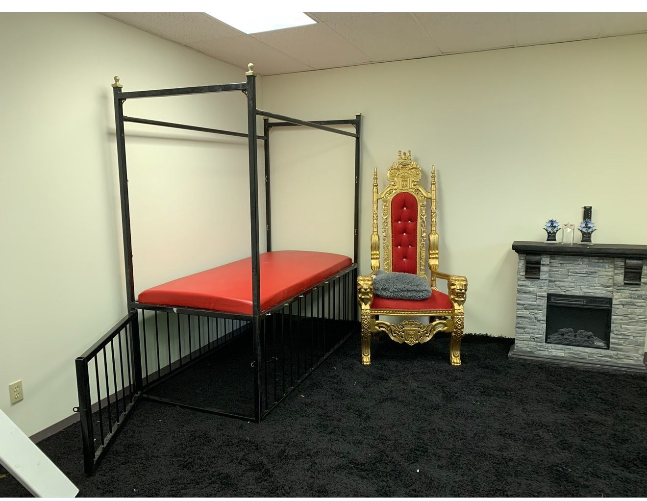 Dungeon bed With Cage