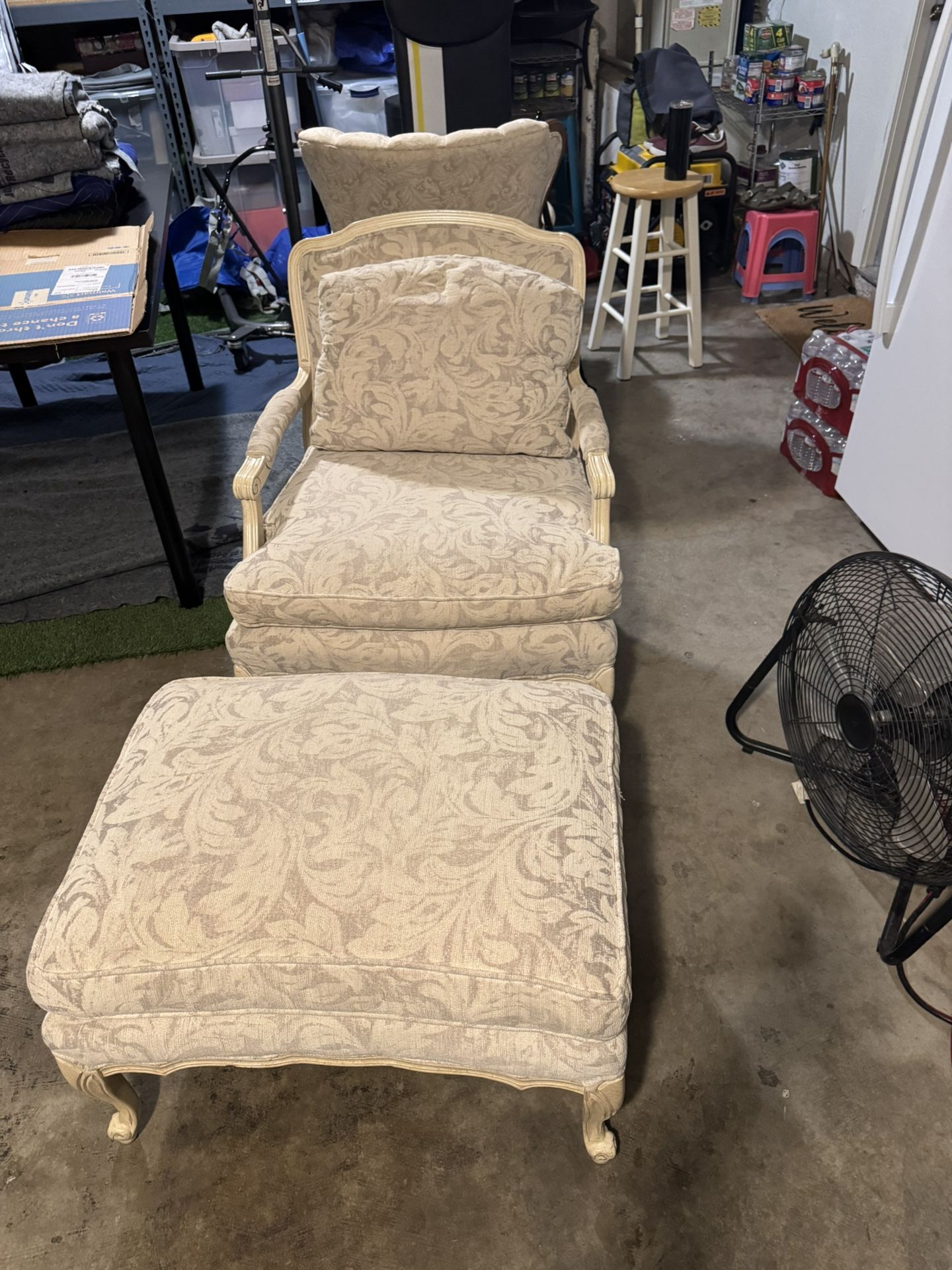 Chair And Ottoman $40