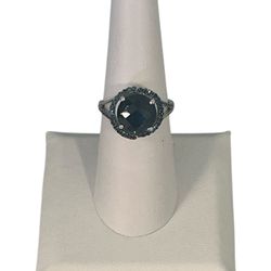 14kt White Gold London Blue Topaz Ring