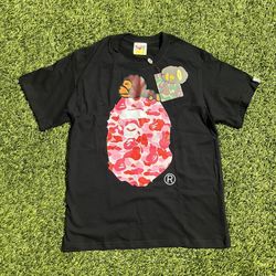 BAPE x Baby Milo Pink and Black Shirt