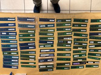 Large Lot of Mixed RAM Memory Sticks