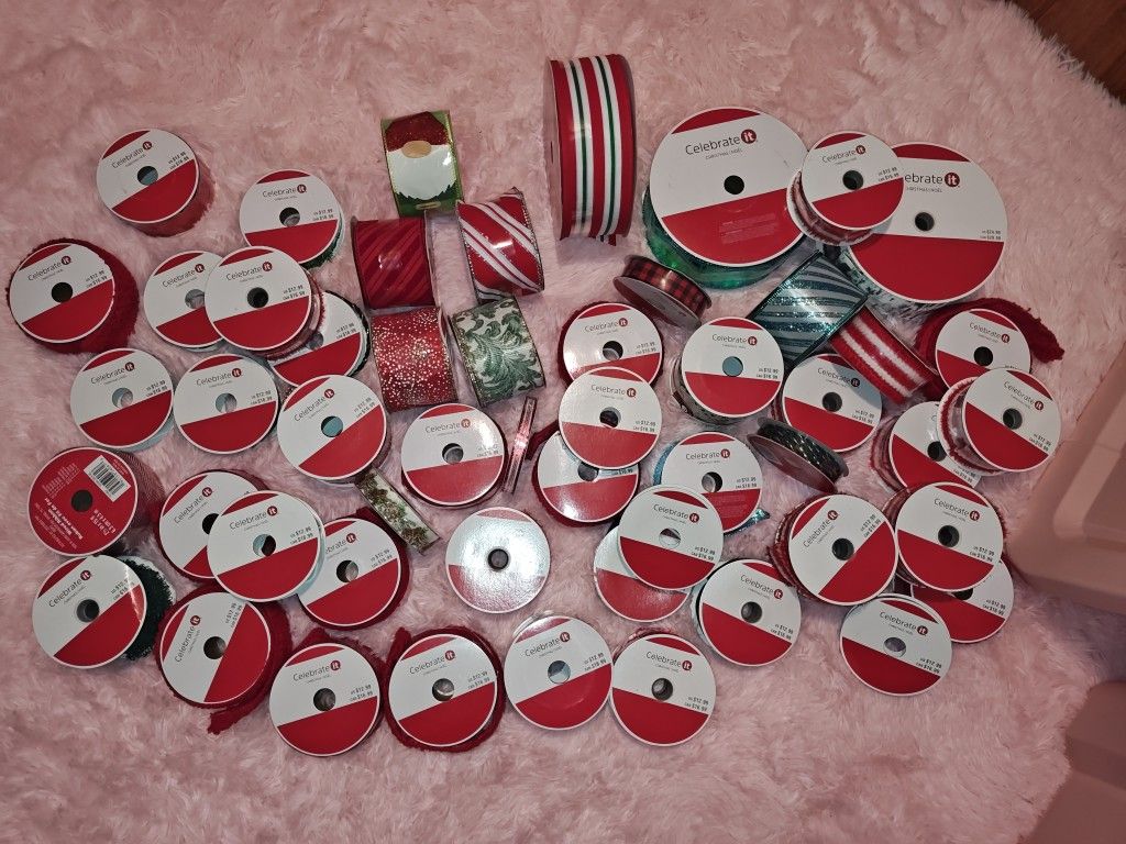 Over 50 Rolls Of Ribbon