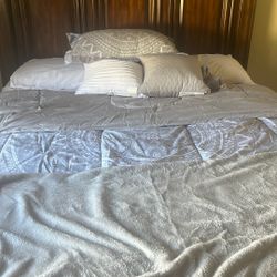 Queen Bed Frame With Mattress